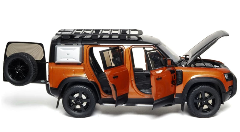 1:18 Land Rover Defender 110 2020 Orange/Black Almost Real Limited Edition 600PCS ONLY DIECAST Model