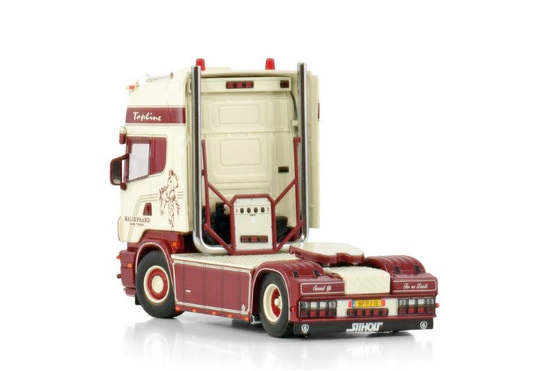 WSI SCANIA 4 SERIES TOPLINE 4X2 Maliepaard Transport 1:50 Truck Pre-built Model