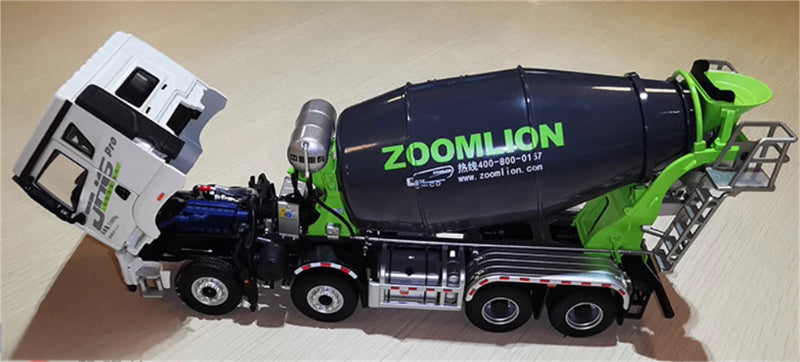 ZOOMLION FAW JH6 4 axle Mixer Truck 1:38 Truck Pre-built Model