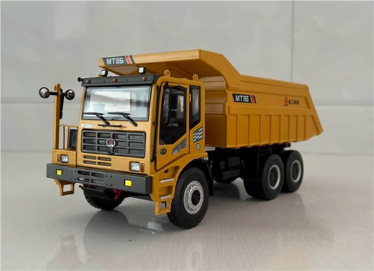 LGMG SDLG MT86HF Off Highway Mining Self dumping Truck Engineering Yellow 1:35 Truck Pre-built Model