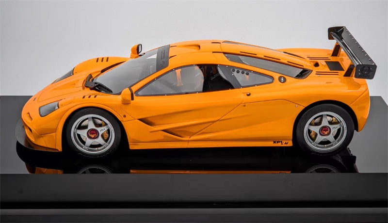 1:18 McLaren F1 GTR Orange Amalgam Resin Car Model view7