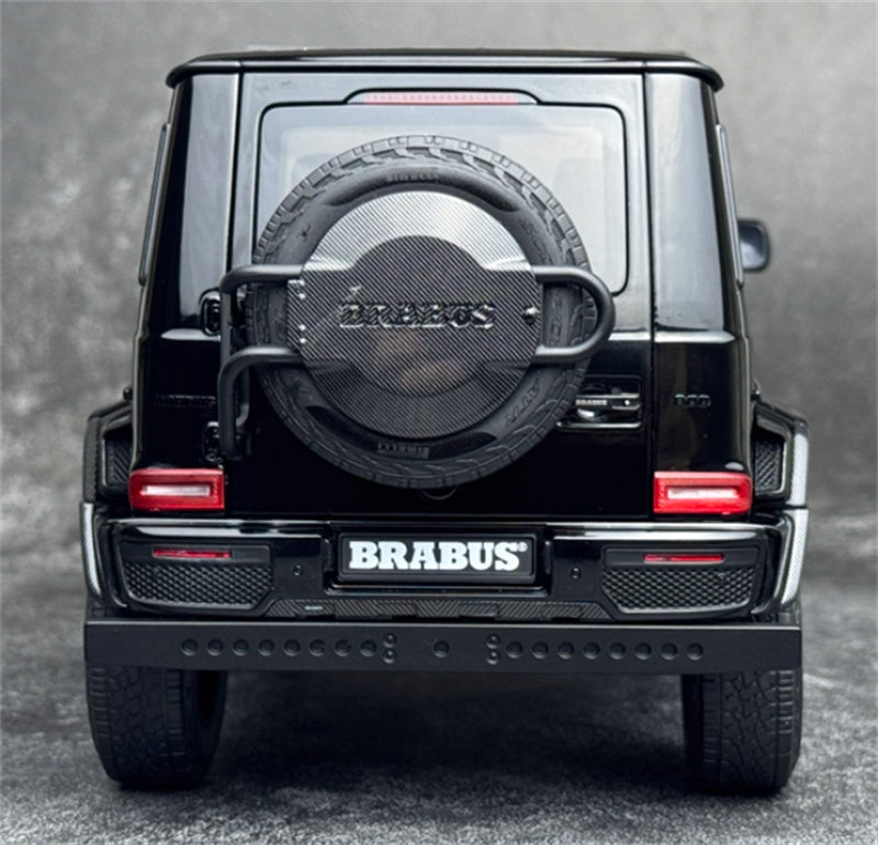 Almost Real Brabus Mercedes Benz G-Class AMG G63 4x4² SUV 2023 black Limited Edition 600PCS ONLY 1:18 Car Pre-built Model view2