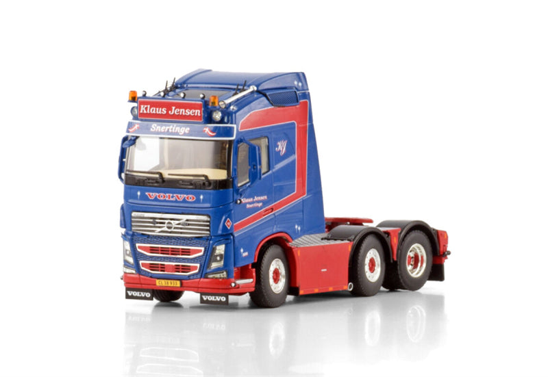 WSI VOLVO FH4 GLOBETROTTER 6X2 TWIN STEER Klaus Jensen 1:50 Truck Pre-built Model