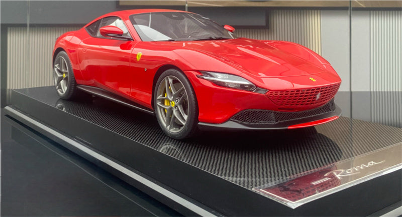 1:12 Ferrari Roma red Amalgam Hardtop Resin Car Model view1