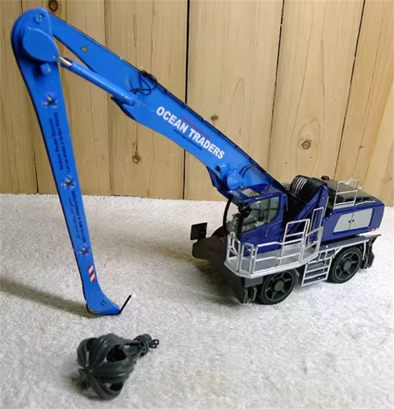 NZG  Liebherr  LH 80 M grab excavator  Ocean Traders blue 1:50 Truck Pre-assembled Model Display