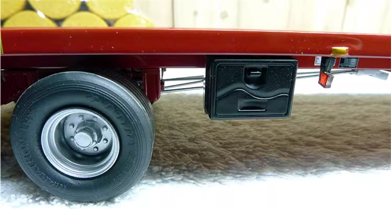 REPLICAGRI MAUPU PLATEAU ROUGE + 30 BALLES DE PAILLE Plastic hay bales 1:32 Truck Accessories Pre-built Model