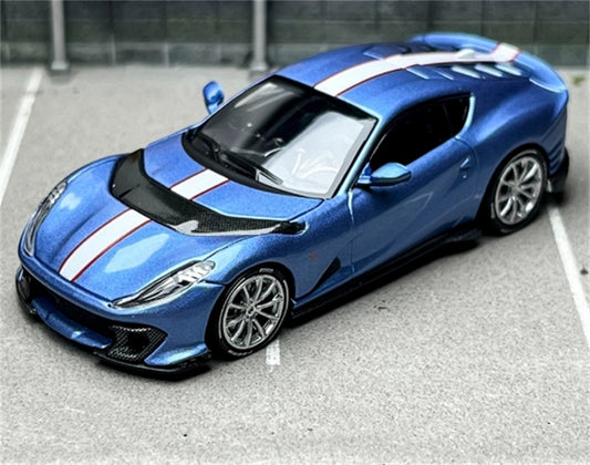 TOC Ferrari FE812C Coupe Sports BLU GENZIANA 1:64 Car Pre-built Model