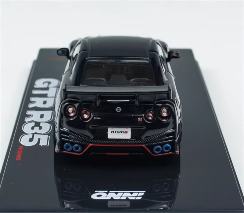 INNO64 NISSAN GT-R R35 NISMO Black 1:64 car Pre-built Model view6