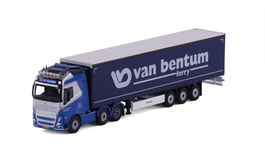 CAVALLINO Volvo container truck HJ van Bentum 1:50 Truck Pre-built Model