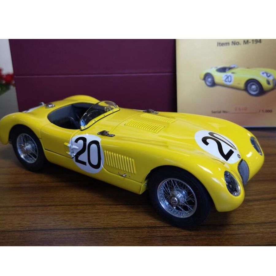 CMC Jaguar C-Type 24H France 1953 #20 yellow 1:18 DIECAST Truck Lorry Limited Edition