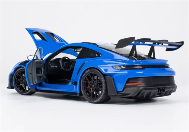 1:18 PORSCHE 911 (992) GT3 RS 2022 Blue w/ Black wheel hub  MINICHAMPS Limited Edition 500PCS ONLY DIECAST Car Model