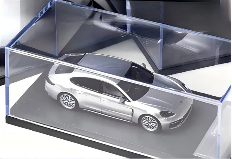 Furuya Porsche Panamera GT Silver Sedan Edition 1:64 car Pre-built Model view6