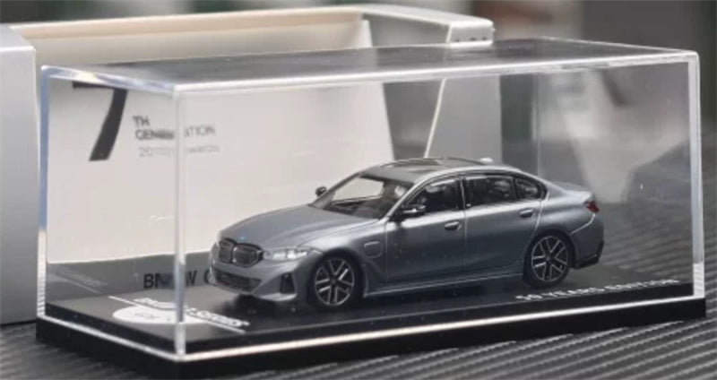 1:64 BMW 3 Series I3 G28 BEV gray Almost Real 50 Years Edition DIECAST Civil Car Model