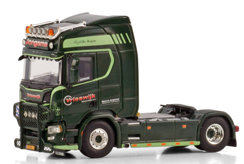 WSI SCANIA R HIGHLINE CR20H 4X2 Sjoerd Jongema transport Vrieswijk 1:50 Truck Pre-built Model