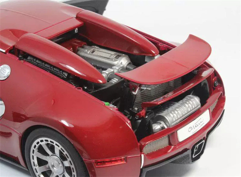 AUTOART Bugatti Veyron Ledition Centenaire Racing Red Silver Plated 1/18 DIECAST car
