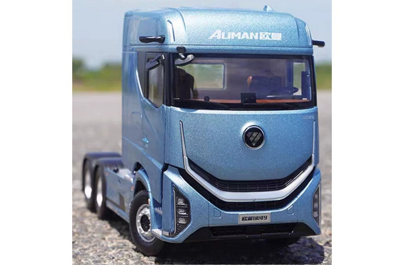 FOTON Auman Galaxy 9 Truck light blue 1:24 Truck Pre-built Airliner Model Display view6