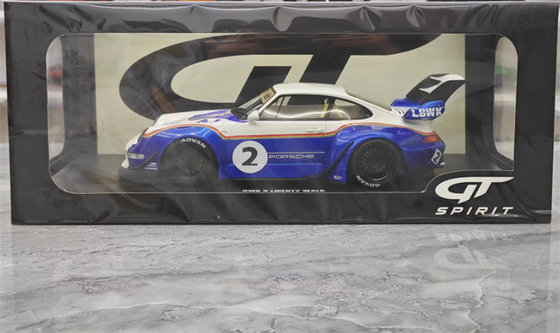 1:18 PORSCHE 911 993 RWB X LIBERTY WALK #2 RACING    GT SPIRIT Limited Edition Resin Car Model