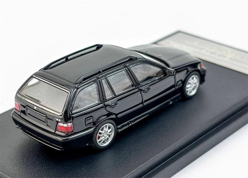 Mortal Third Generation BMW 3 Series E36 Four-Door Touring Black regular version Limited Edition 499PCS ONLY 1:64 Car Pre-built Model view2