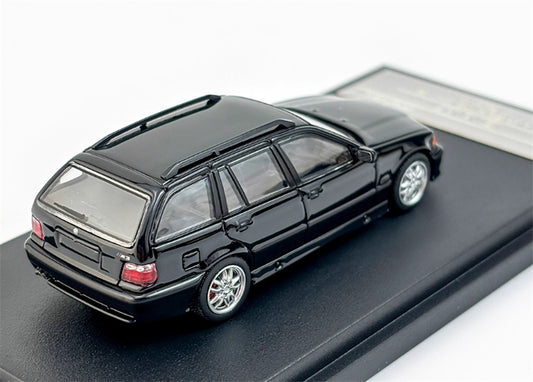 Mortal Third Generation BMW 3 Series E36 Four-Door Touring Black regular version Limited Edition 499PCS ONLY 1:64 Car Pre-built Model view2