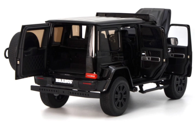 Almost Real Brabus Mercedes Benz G-Class AMG G63 4x4² SUV 2023 black Limited Edition 600PCS ONLY 1:18 Car Pre-built Model view7