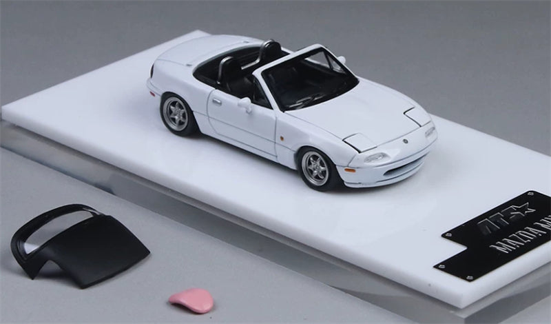 1:64 Mazda MX-5 white ATS DIECAST Civil Car Model