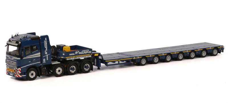 WSI  VOLVO FH 4 GLOBETROTTER 8x4 BROSHUIS SL 100 TONNER 7 AXLE Wocken 1:50 DIECAST Truck Lorry