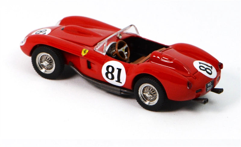 GFCC 1957 Ferrari 250 Testa Rossa Racing Red #81 LHD 1:64 car Pre-built Model view3