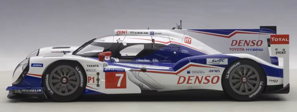 AUTOART Toyota TS040 Hybrid Endurance Race #7 1:18 Car Pre-built Model view4