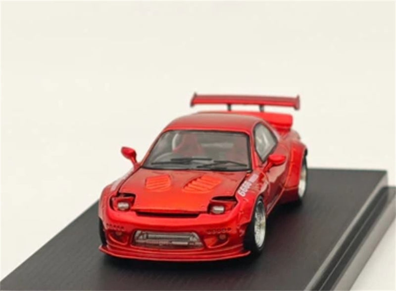 1:64 Mazda RX-7 Rocket Bunny Transparent Red Master DIECAST Limited Edition 799pcs ONLY Model