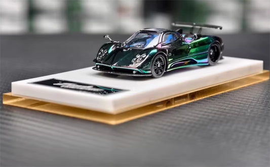 HH Model Pagani Zonda Tricolore Hidden plating discoloration - hardtop version 1:64 Car Pre-built Model view1
