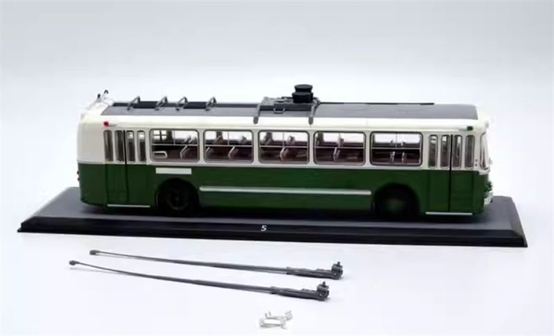 Demprice Russian ZIU-5 trolley bus green 1:43 Bus Pre-built Model view3