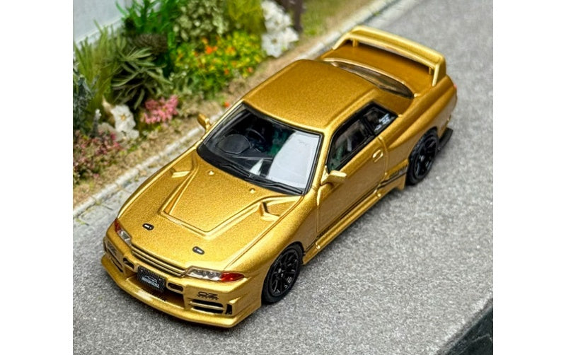 1:64 Nissan BNR32 GT-R 650R Gold INNO64 DIECAST Car Model