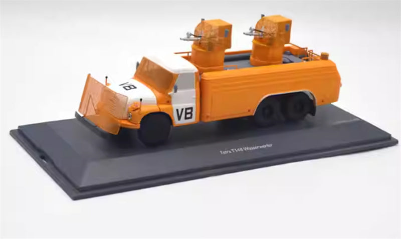 Schuco Tatra T148 Czech riot water cannon vehicle orange Limited Edition 1:43 Truck Pre-built Model view1
