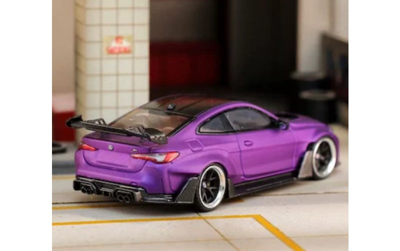 1:64 BMW M4 G82  Mute Purple SW  Limited Edition 500PCS ONLY DIECAST Model