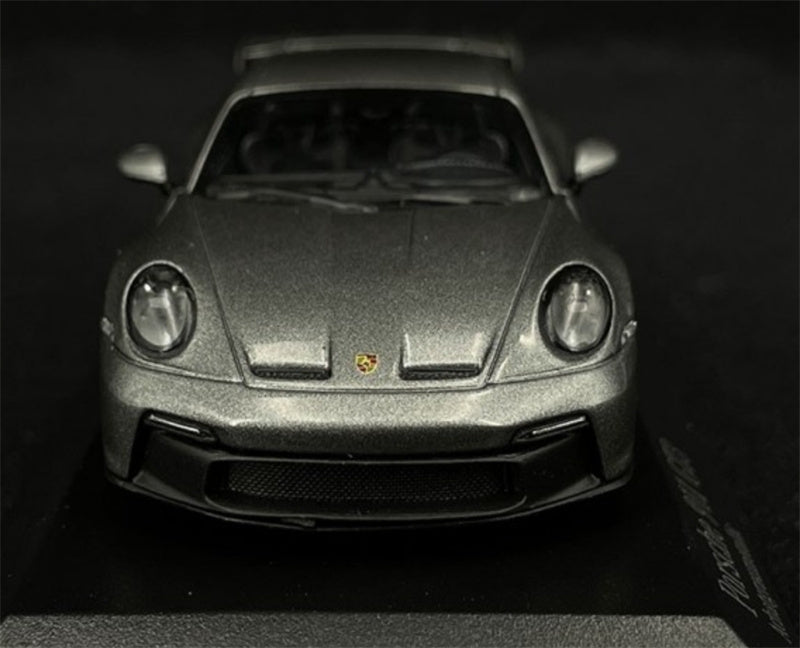 1:43 Porsche 911 992 GT3 2020 Achatgraumetallic Black wheel - red circle  MINICHAMPS Limited Edition 336PCS ONLY DIECAST Car Model