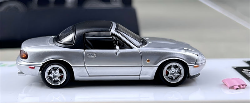 1:64 Mazda MX-5 silver ATS DIECAST Civil Car Model
