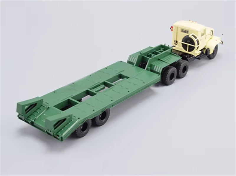 StartScaleModels RUSSIAN KRAZ - 258 - CHMZAP - 5523 HEAVY TRACTOR TRUCK WITH TRAILER 1:43 Truck Pre-built Airliner Model Display view4