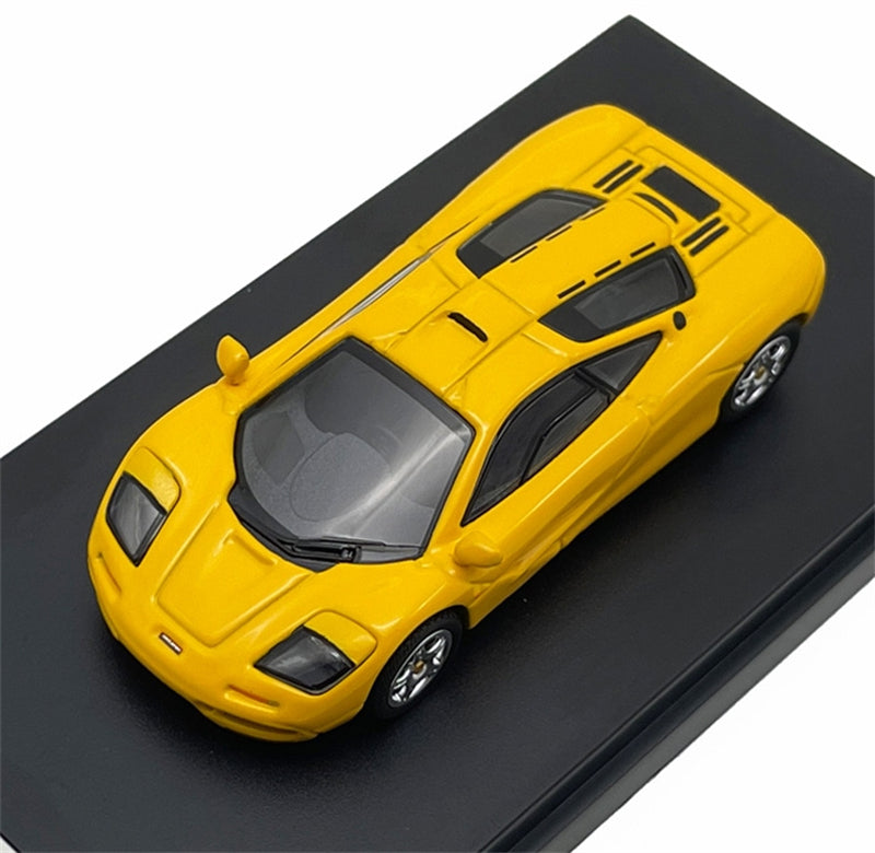LCD-MODELS Mclaren F1 Super Car Yellow 1:64 car Pre-built Model view7