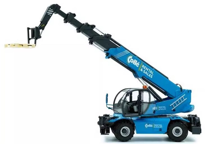 ROS MAGNI RTH 6.35 SH Colle RENTAL&SALES Rotating Telehandler Blue 1:32 Truck Pre-built Model