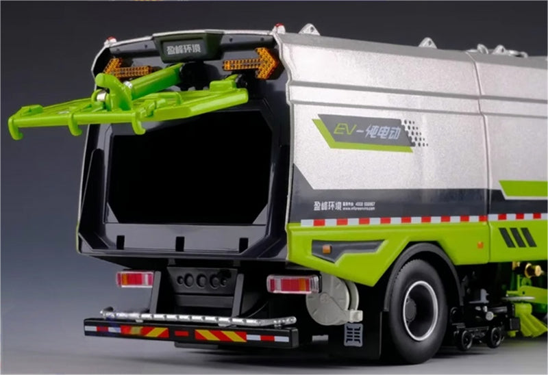 INE ENVIRO New energy 18 ton washing and sweeping vehicle Sand ash 1:35 Truck Pre-built Model