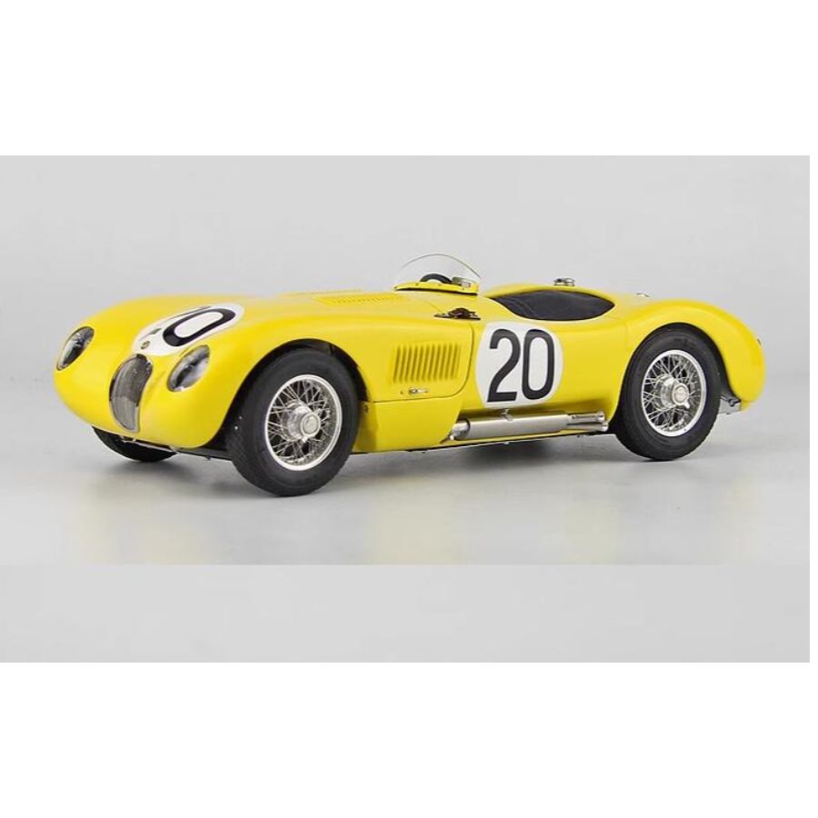 CMC Jaguar C-Type 24H France 1953 #20 yellow 1:18 DIECAST Truck Lorry Limited Edition