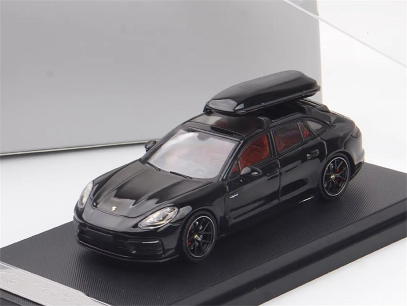 1:64 Porsche Panamera Sport Turismo Travel version Limited Edition 699pcs ONLY  Black Rhino Model DIECAST Model