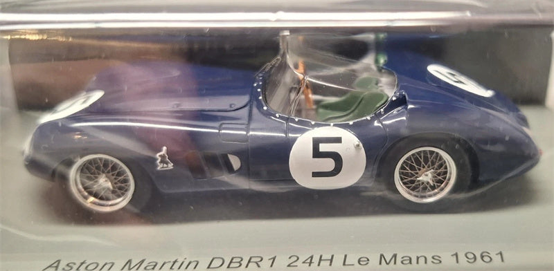 spark Aston Martin DBR1 #5 24H Le Mans 1961 Blue J.CLARK 1:43 Car Model view6