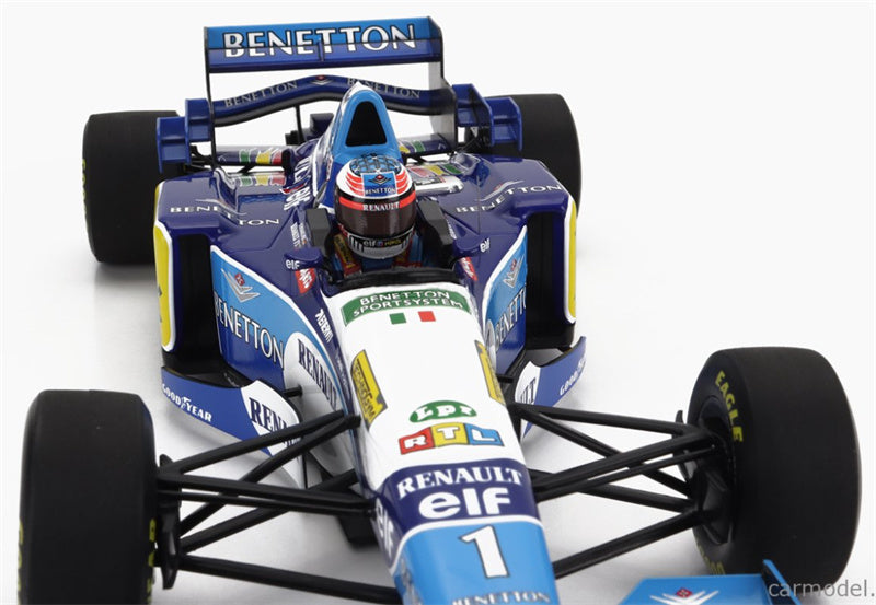 MINICHAMPS Benetton Renault B195 Michael Winner European GP 1995 #1 Limited Edition 420PCS ONLY Benetton elf Eagle Good year bitburger Benetton sport system 1:18 Car Pre-built Model view4