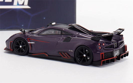 XF MODEL Pagani Imola supercar Purple 1:64 Car Pre-built Model view2
