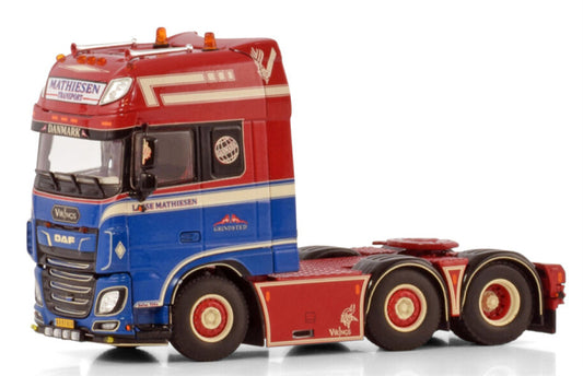 WSI DAF XF SUPER SPACE CAB MY2017 6X2 TWIN STEER Lasse Mathiesen 1:50 Truck Pre-built Model