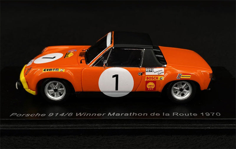 spark Porsche 914/6 Winner Marathon de la Route 1970 1:43 Pre-built Model view3
