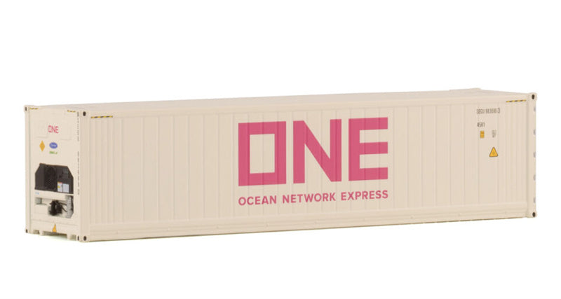 WSI 40FT REEFER CONTAINER CARRIER Premium Line one ocean network express 1:50 Truck Pre-built Model