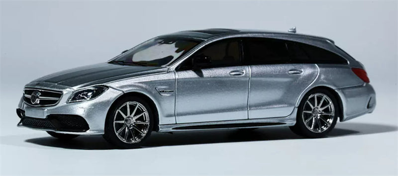 1:64 Mercedes-Benz AMG CLS 63 matte gray KING MODEL Shooting Brake Limited Edition 999PCS ONLY DIECAST Civil Car Model