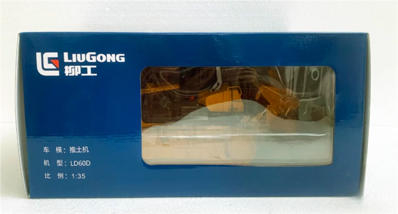LIUGONG LD60D DOZER Bulldozer Limited Edition Engineering Yellow 1:35 Truck Pre-built Model